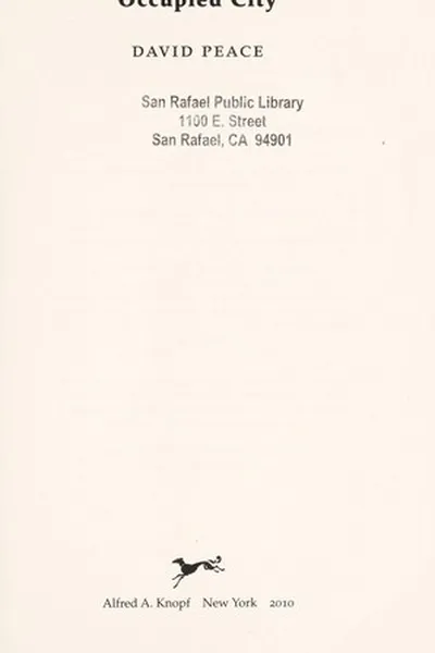 Capa de Occupied city