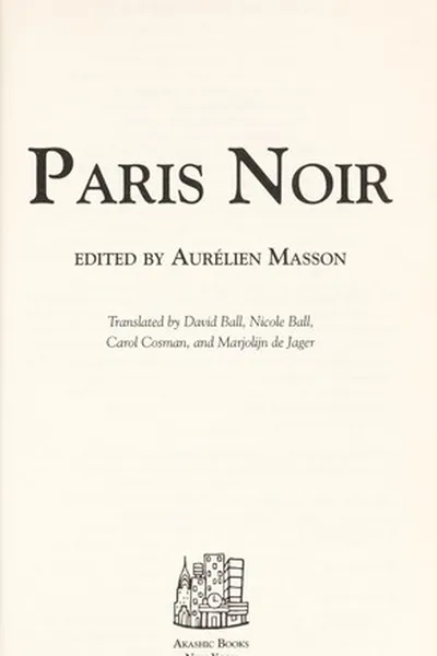 Capa de Paris noir