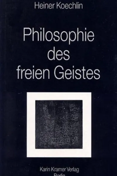 Capa de Philosophie des freien Geistes