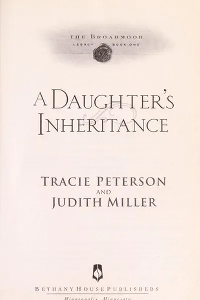 Capa de A daughter's inheritance