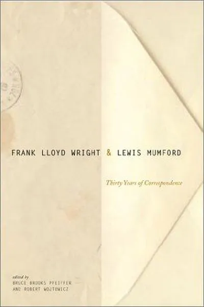 Capa de Frank Lloyd Wright & Lewis Mumford