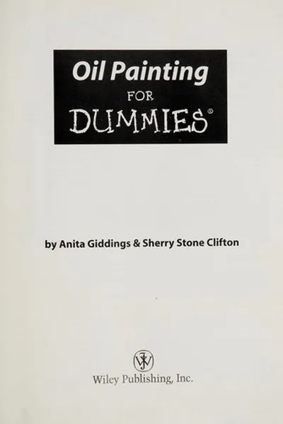 Capa de Oil painting for dummies