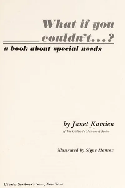 Capa de What if you couldn't ... ?