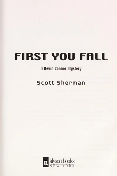 Capa de First You Fall