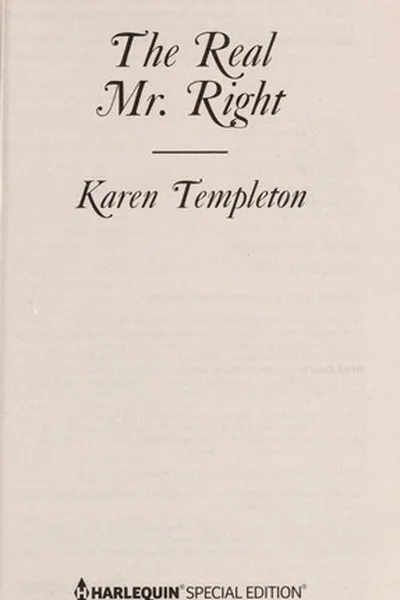 Capa de The real Mr. Right