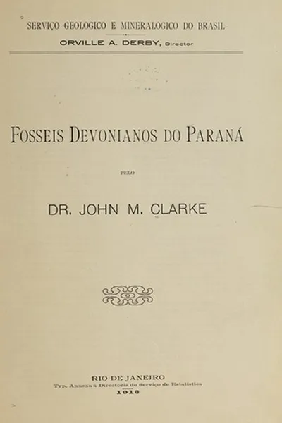 Capa de Fosseis devonianos do Paraná