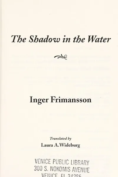 Capa de The shadow in the water