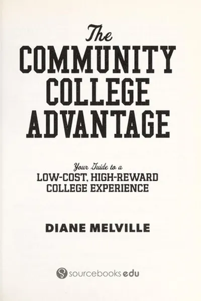 Capa de The community college advantage