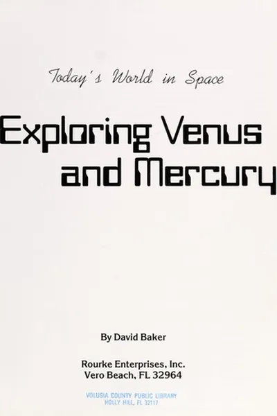 Capa de Exploring Venus and Mercury