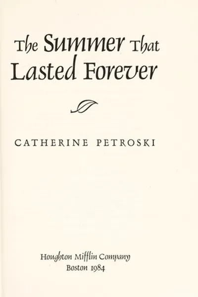 Capa de The summer that lasted forever