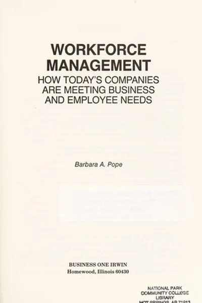 Capa de Workforce management