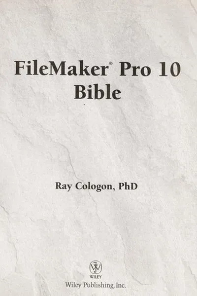 Capa de FileMaker Pro 10 Bible