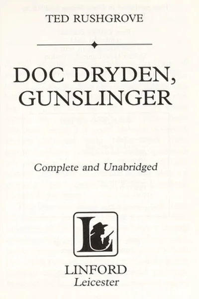 Cover of Doc Dryden, gunslinger