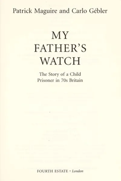Capa de My father's watch
