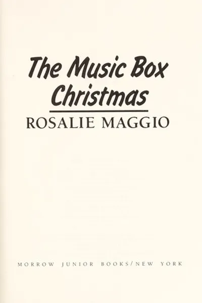 Capa de The music box Christmas