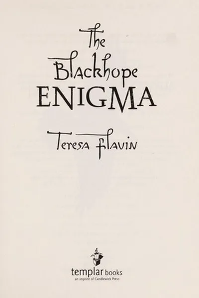 Capa de The Blackhope enigma