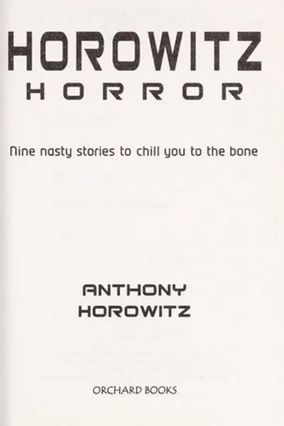 Capa de Horowitz horror