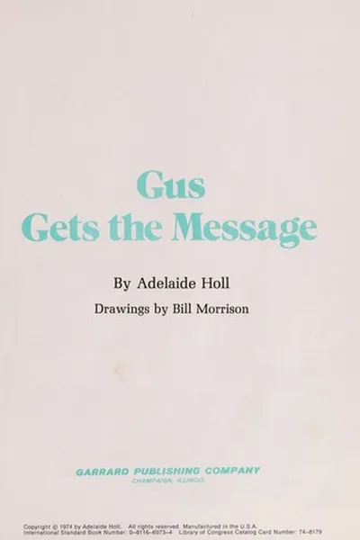 Cover of Gus gets the message