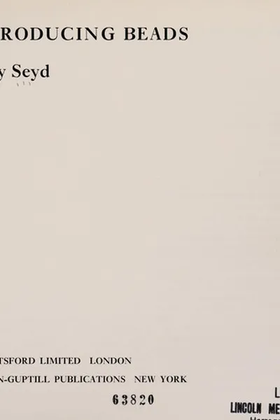 Capa de Introducing beads