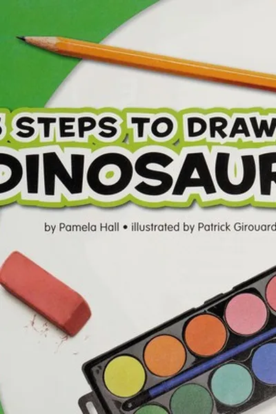 Capa de 5 steps to drawing dinosaurs