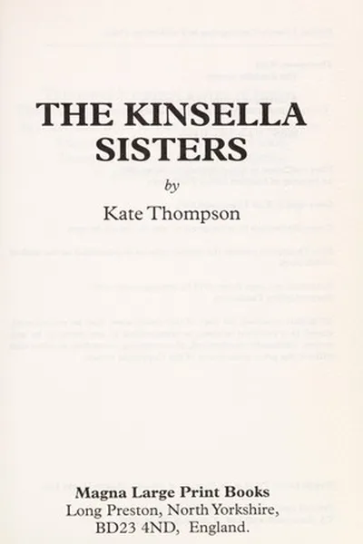 Capa de The Kinsella sisters