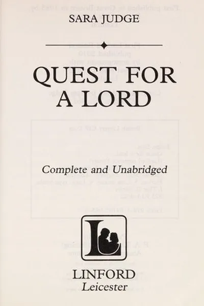 Capa de Quest for a lord