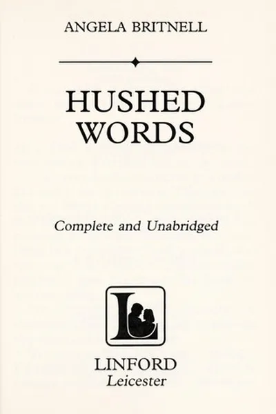 Capa de Hushed words