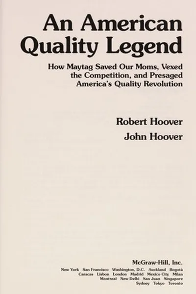 Capa de An American quality legend