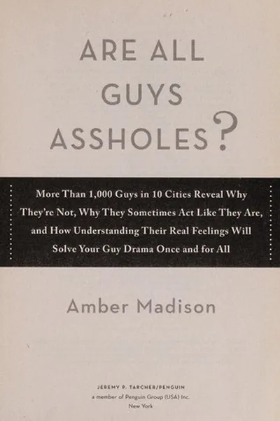 Capa de Are all guys assholes?