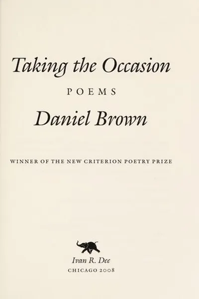 Cover of Taking the occasion