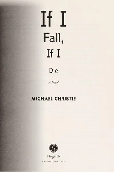 Capa de If I fall, if I die