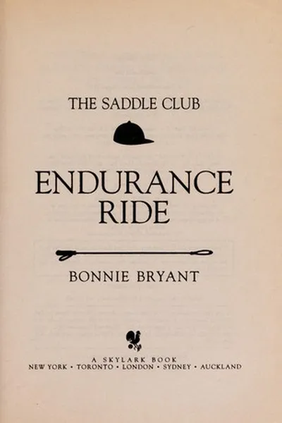Capa de Endurance ride