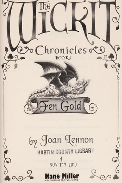 Capa de Fen Gold (Wickit Chronicles #2)