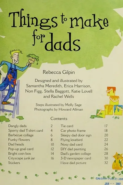 Capa de Things to Make for Dads