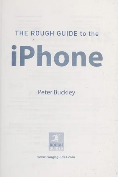 Capa de The rough guide to the iPhone
