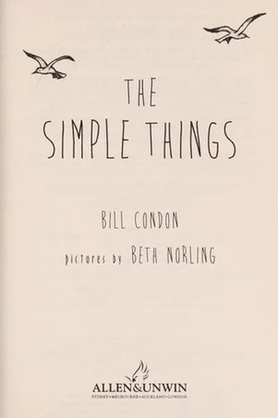 Capa de The simple things