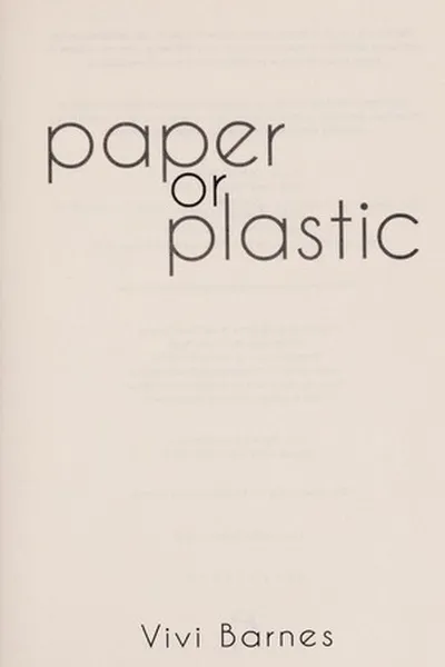 Capa de Paper or plastic