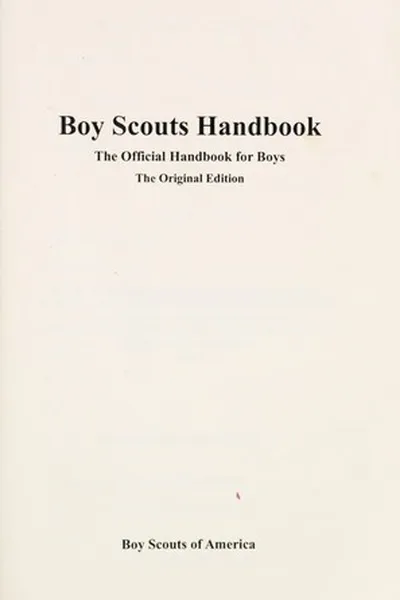 Capa de Boy scouts handbook