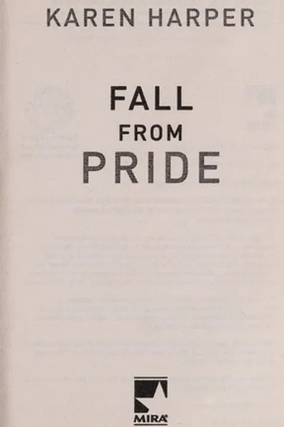 Capa de Fall from pride