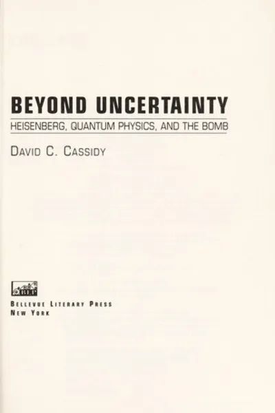 Capa de Beyond uncertainty