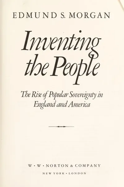Capa de Inventing the people