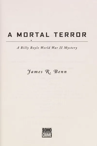Capa de A mortal terror