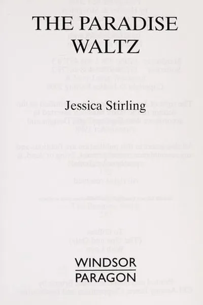 Capa de The paradise waltz