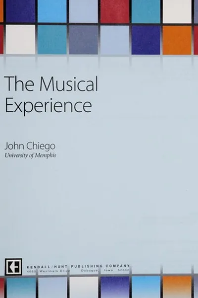 Capa de The musical experience