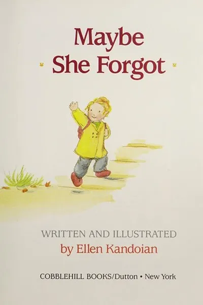 Capa de Maybe she forgot