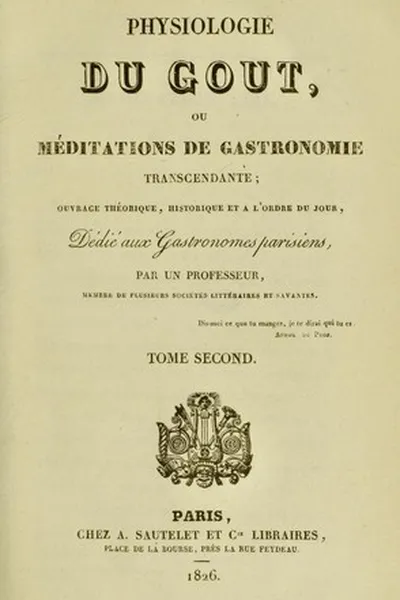 Capa de Physiologie du goût