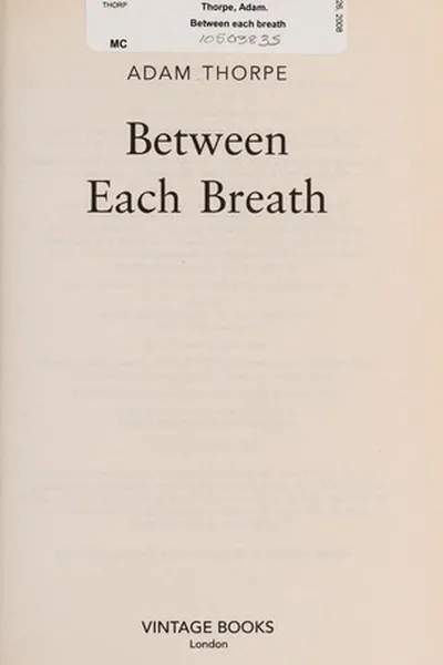 Cover of Between each breath