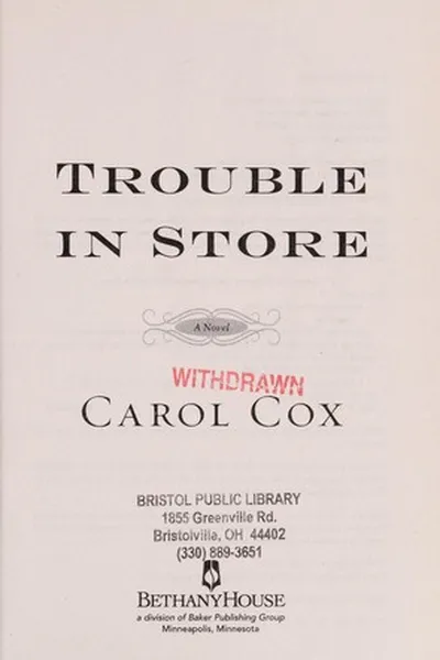 Capa de Trouble in store