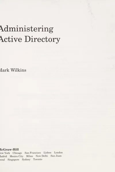 Capa de Administering Active Directory