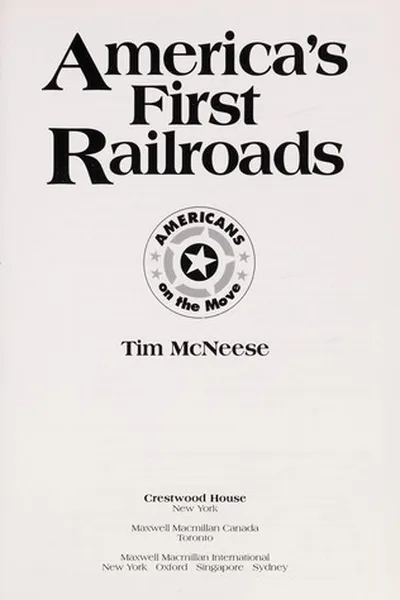 Capa de America's first railroads